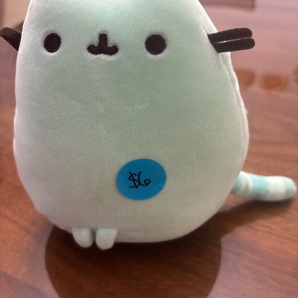 Pusheen Mint Green Stuffed Cat